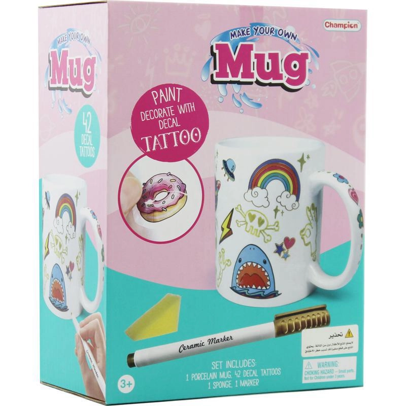 Champion Make Your Own Mug - Ceramics/Paint 3 Years and Above