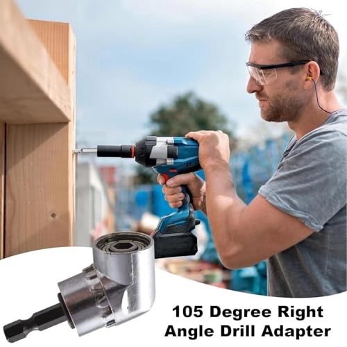 Angled Drill Bit Adapter - Bendable 105 Degree