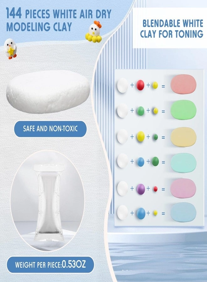 Air Dry Clay - 76oz 144pcs.