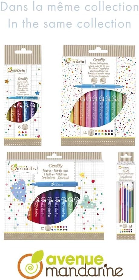 Double-Ended Coloured Pencils - 24 Colours
