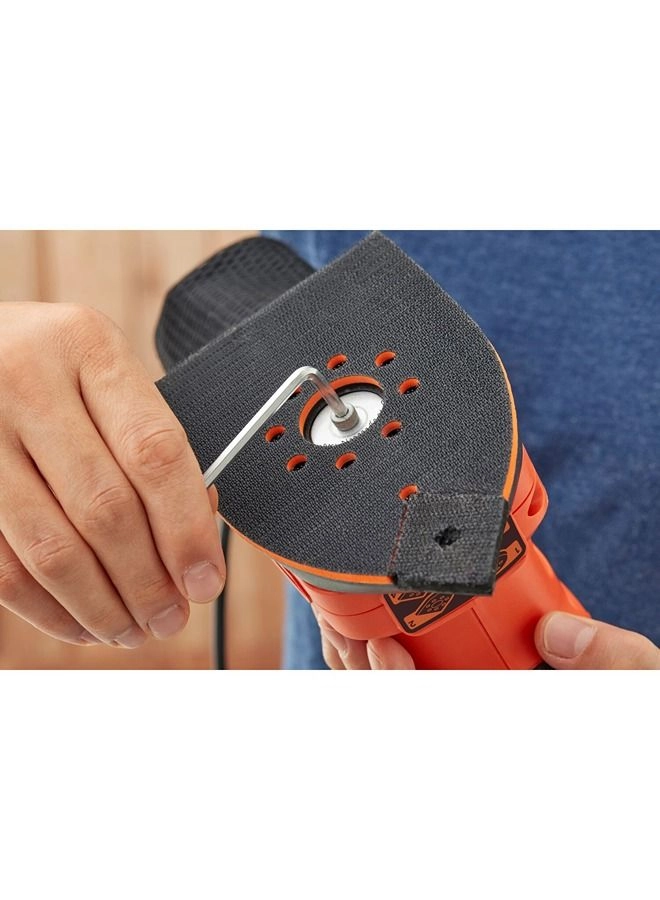 4-in-1 Multi Sander - 200W Orange/Black