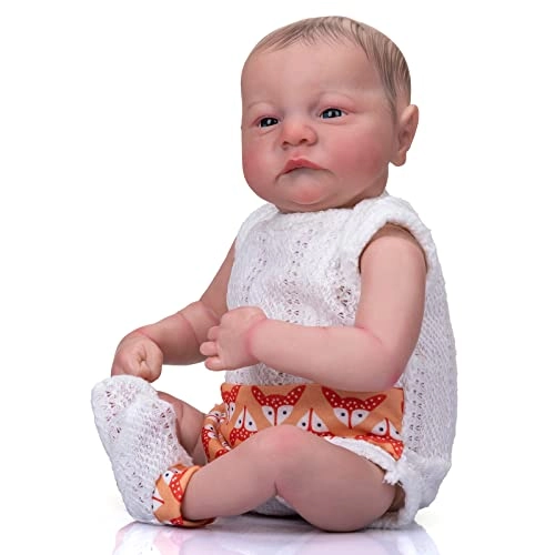 Levi Reborn Baby Doll - 19 Inch 3D Skin Visible Veins Awake & Sleeping
