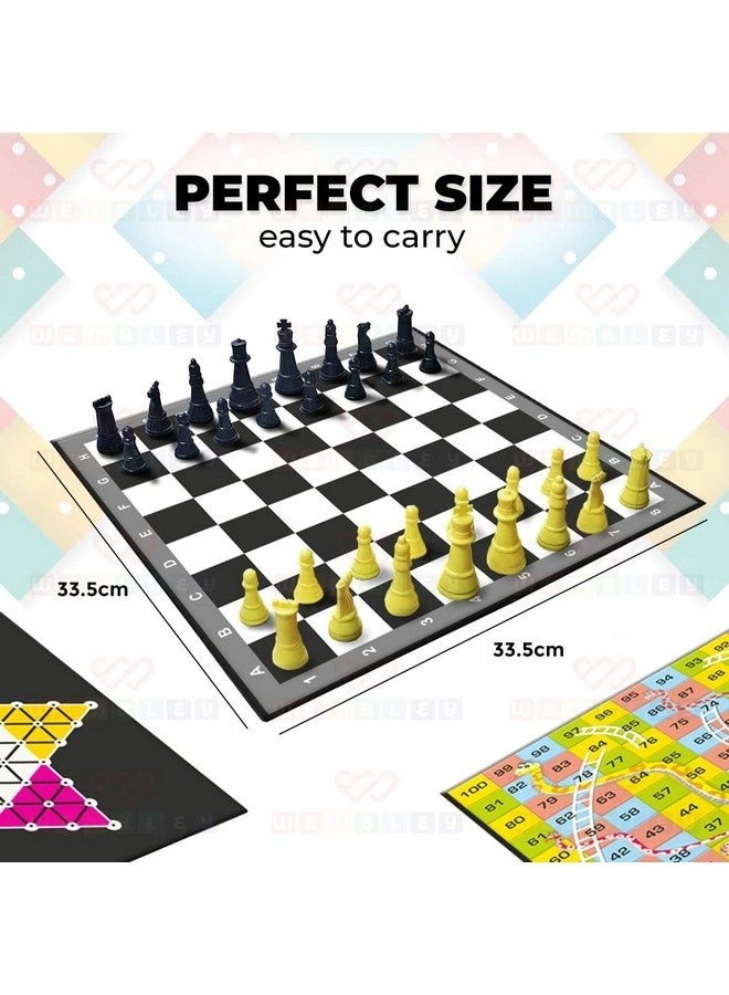 6 in 1 Classic - Ludo Snake & Ladder Chess