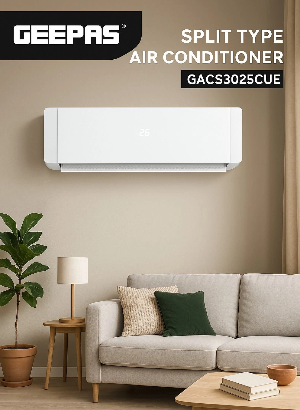GEEPAS GACS3025CUE - 3500 W