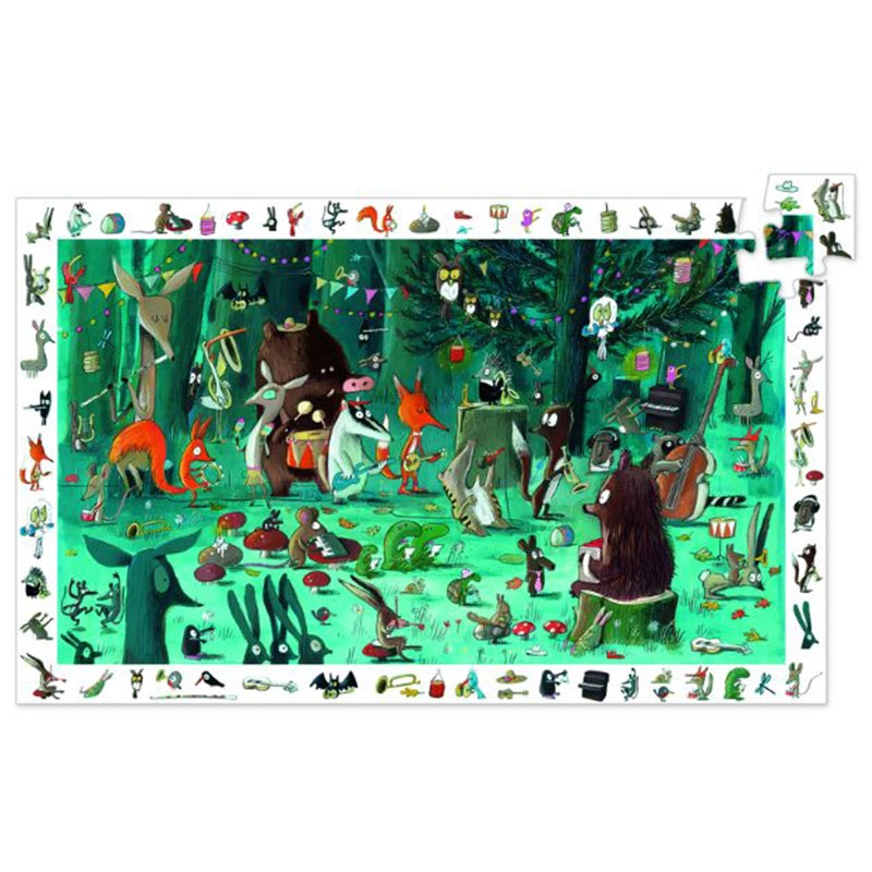 DJECO The Orchestra Observation Puzzle - 3 to 5 yrs 35 pieces