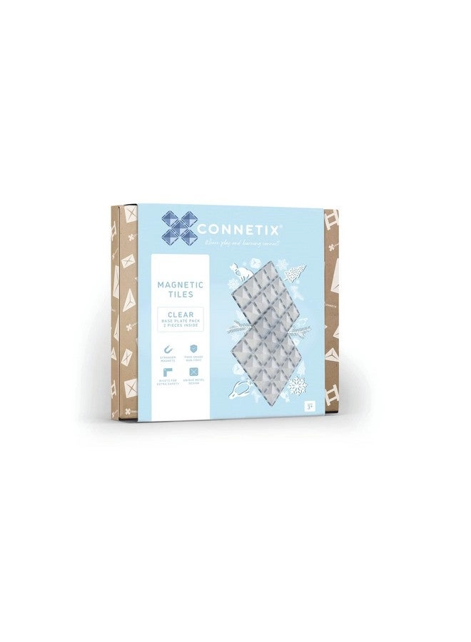 CONNETIX Clear Base Plate - Construction 2 pcs