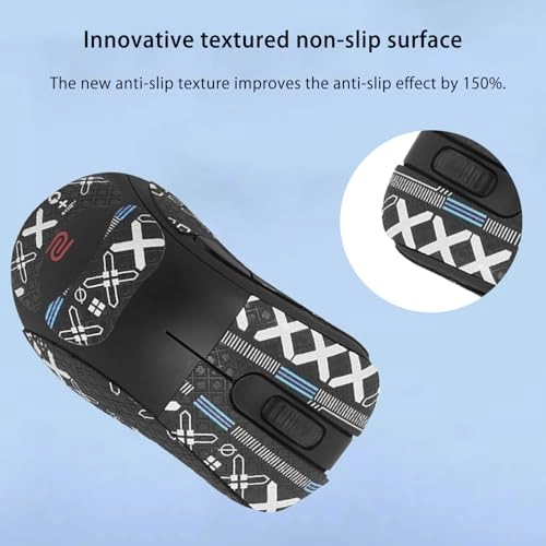 Mouse Grip Tape - Full Coverage Black Anti-slip