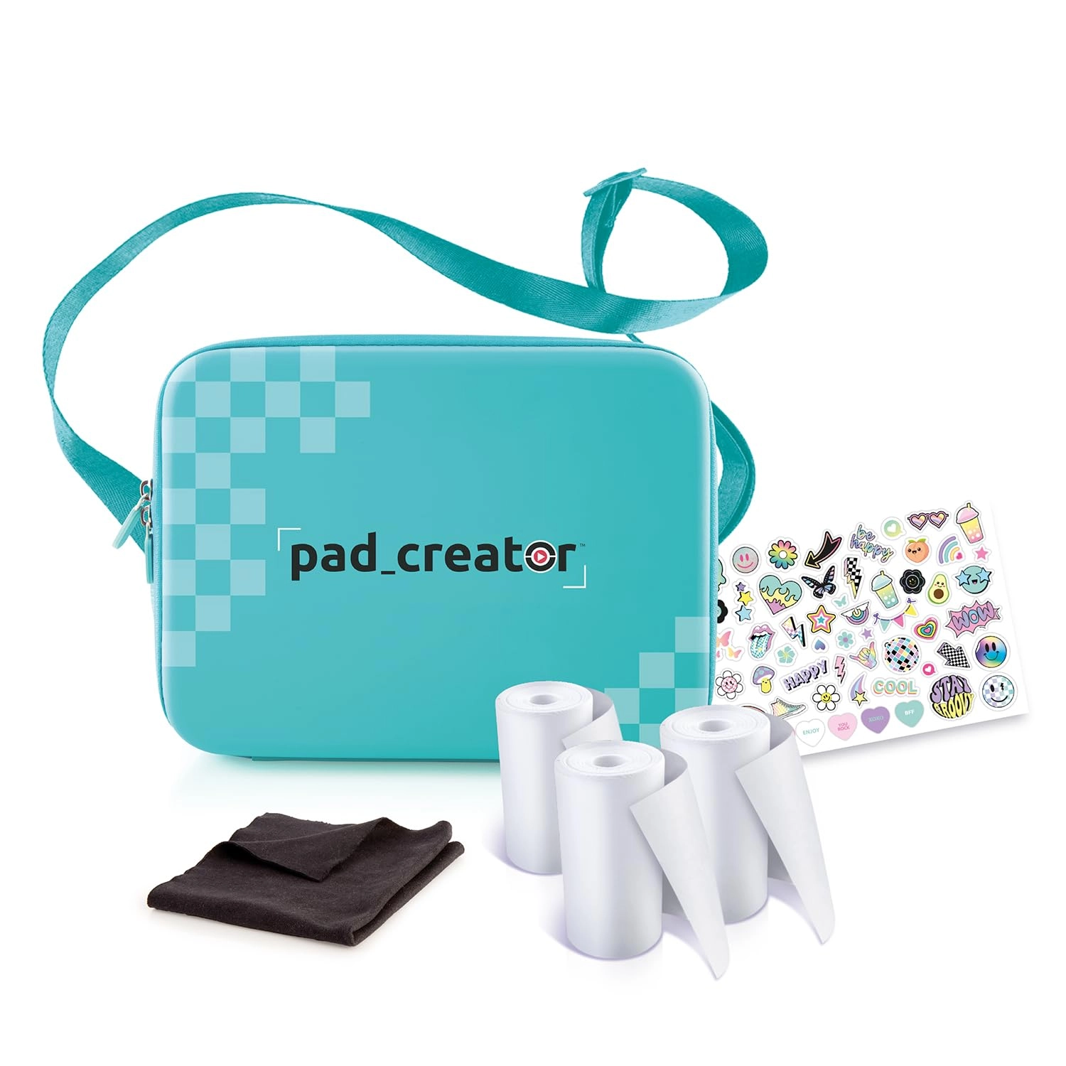 Canal Toys Case with 3 Paper Rolls and Sticker Sheet for Pad Creator Instant Print Tablet