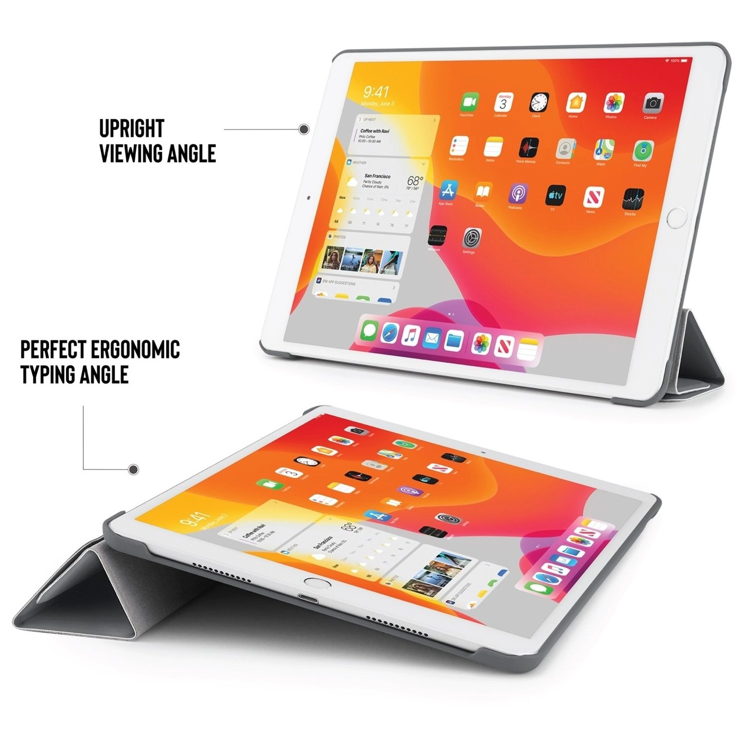 Origami Case with 5-in-1 Stand for iPad 7th Generation 10.2-inch (2019)