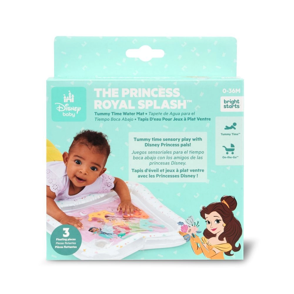 Disney Princess Royal Splash Sensory Water Mat - 0 months