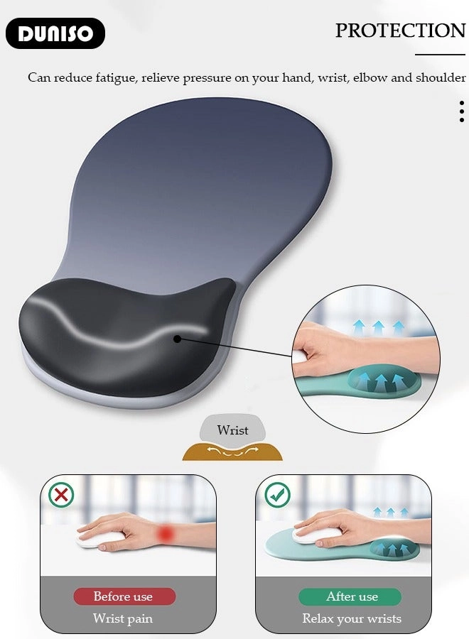 Memory Foam Ergonomic Mouse Pad