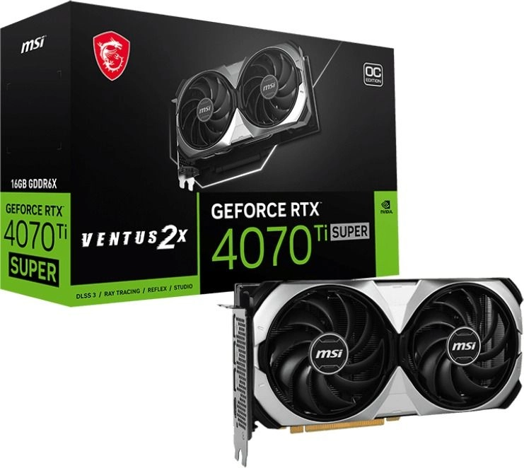 MSI GeForce RTX 4070 Ti SUPER - 16GB