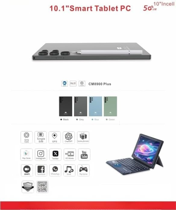 CM8600 Plus - 1024GB 10"