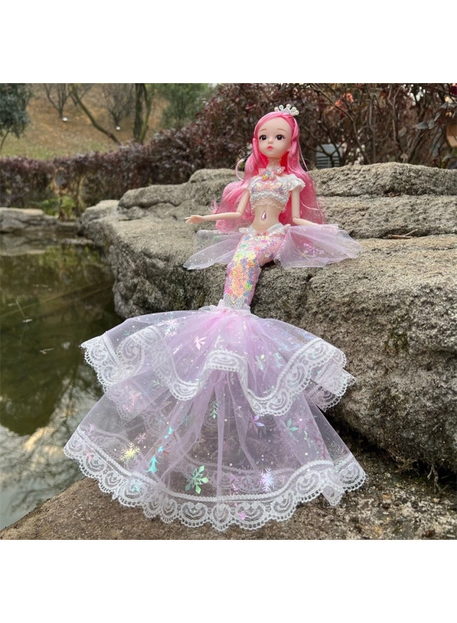 Mermaid Doll - Princess Lace Fish White