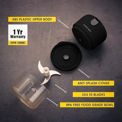 Mini Electric Chopper - 250 ML USB-C