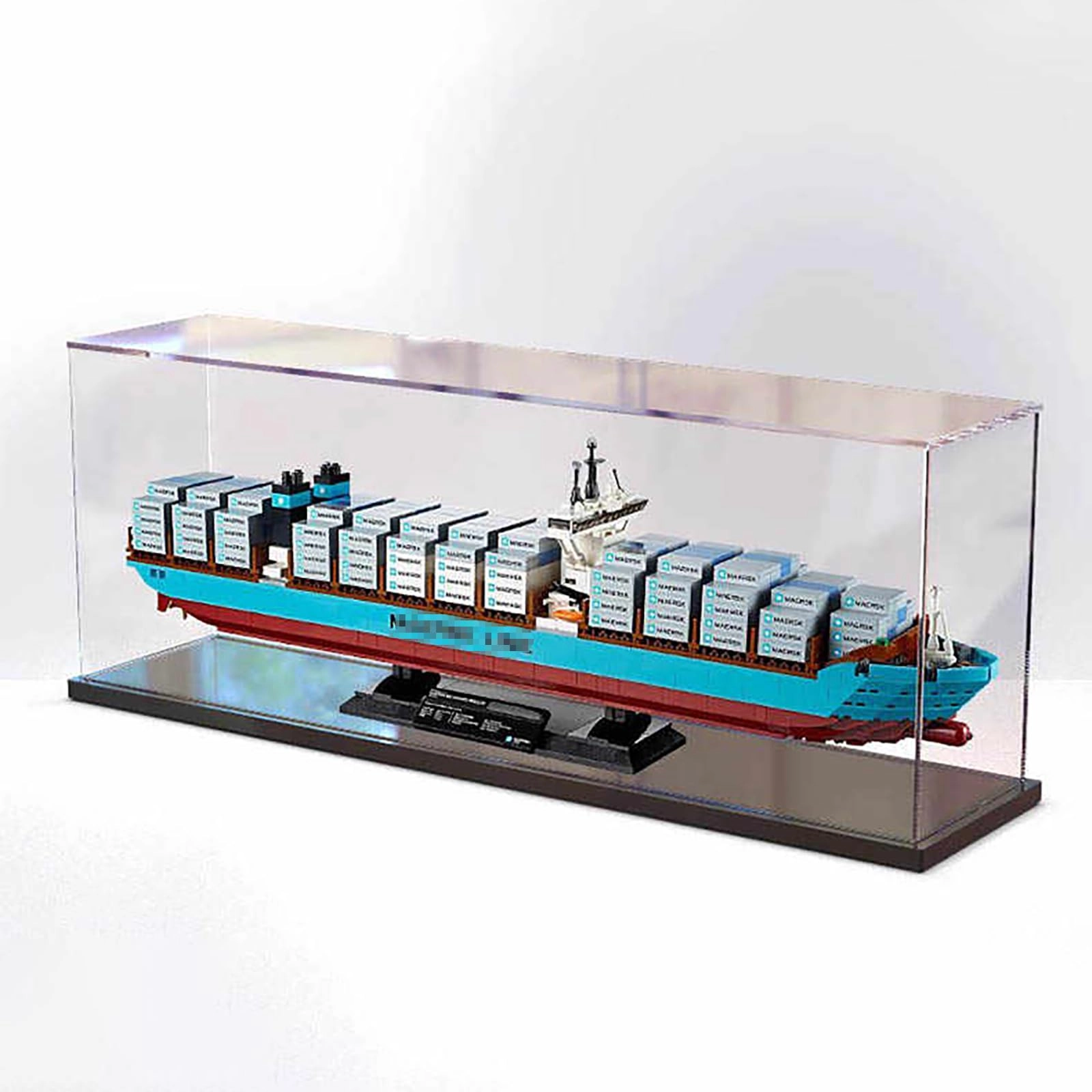 China Acrylic Display Case - 70x15x25cm Black Base