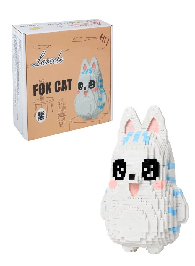 Larcele Animal Series Micro Building Blocks - Fox Cat 1682 pcs
