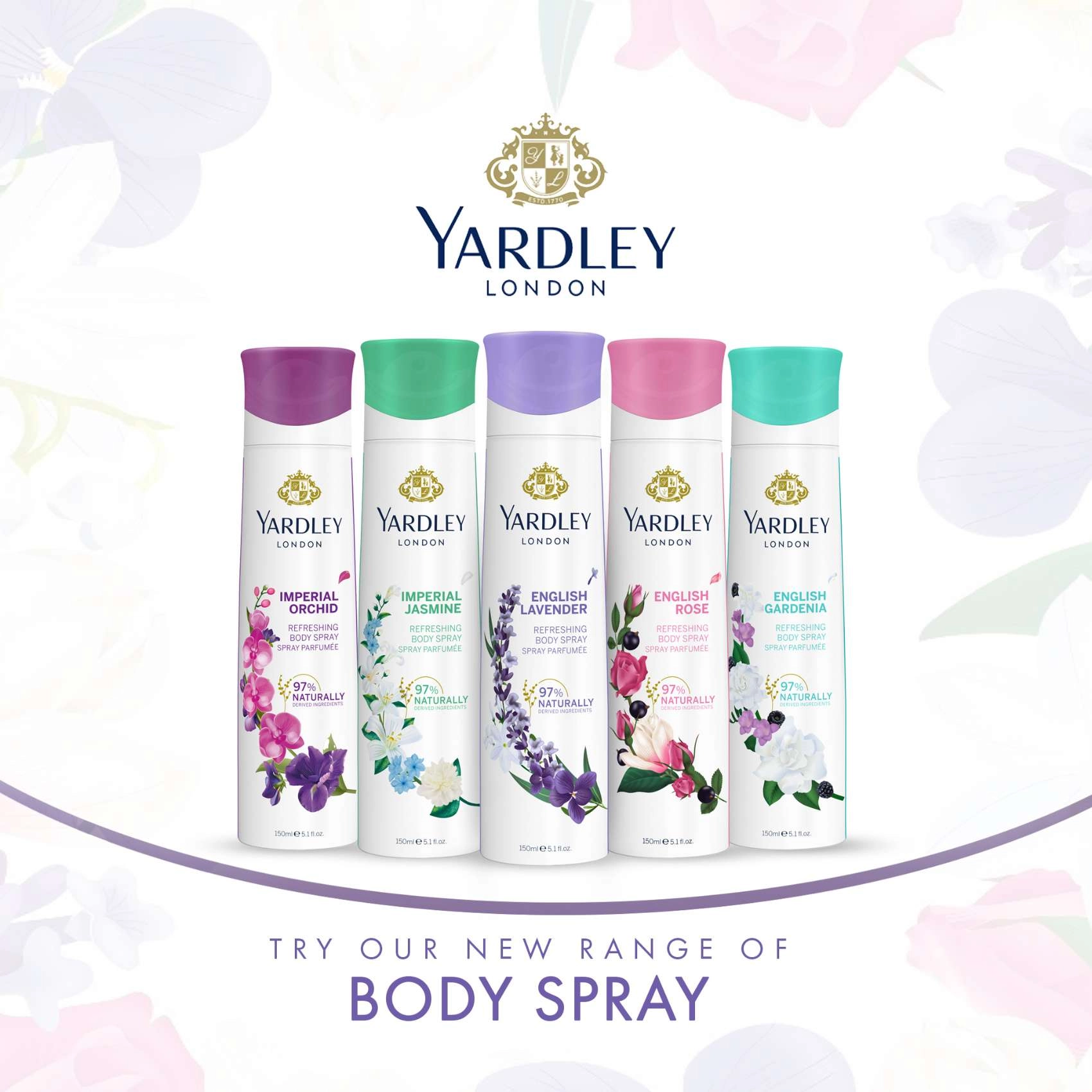 English Rose Body Spray - 150 ml
