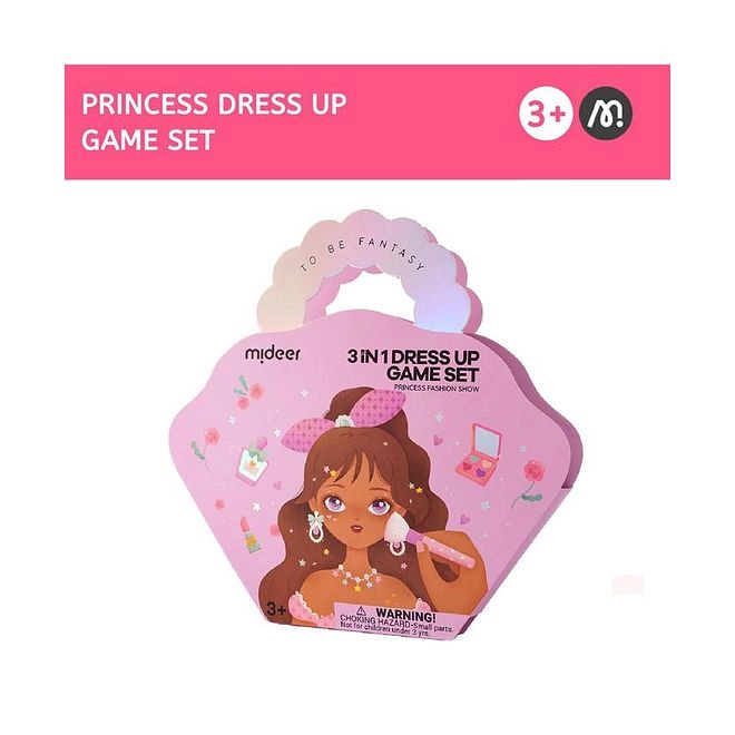 3-in-1 Dress Up Game Set - 30.9 x 30 x 2.9 cm 200 Accessories 3 Years+