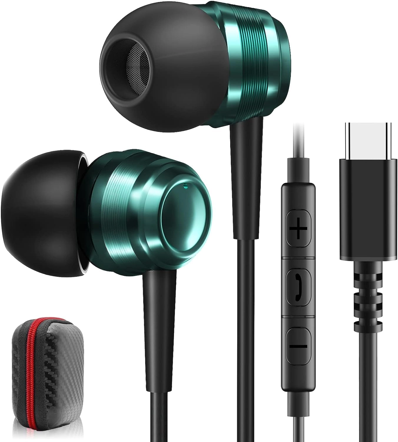 USB C Headphones Wired Earbud