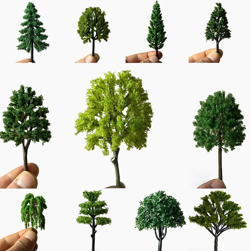 Mixed Miniature Trees - 30.0 Count 1:24 Scale