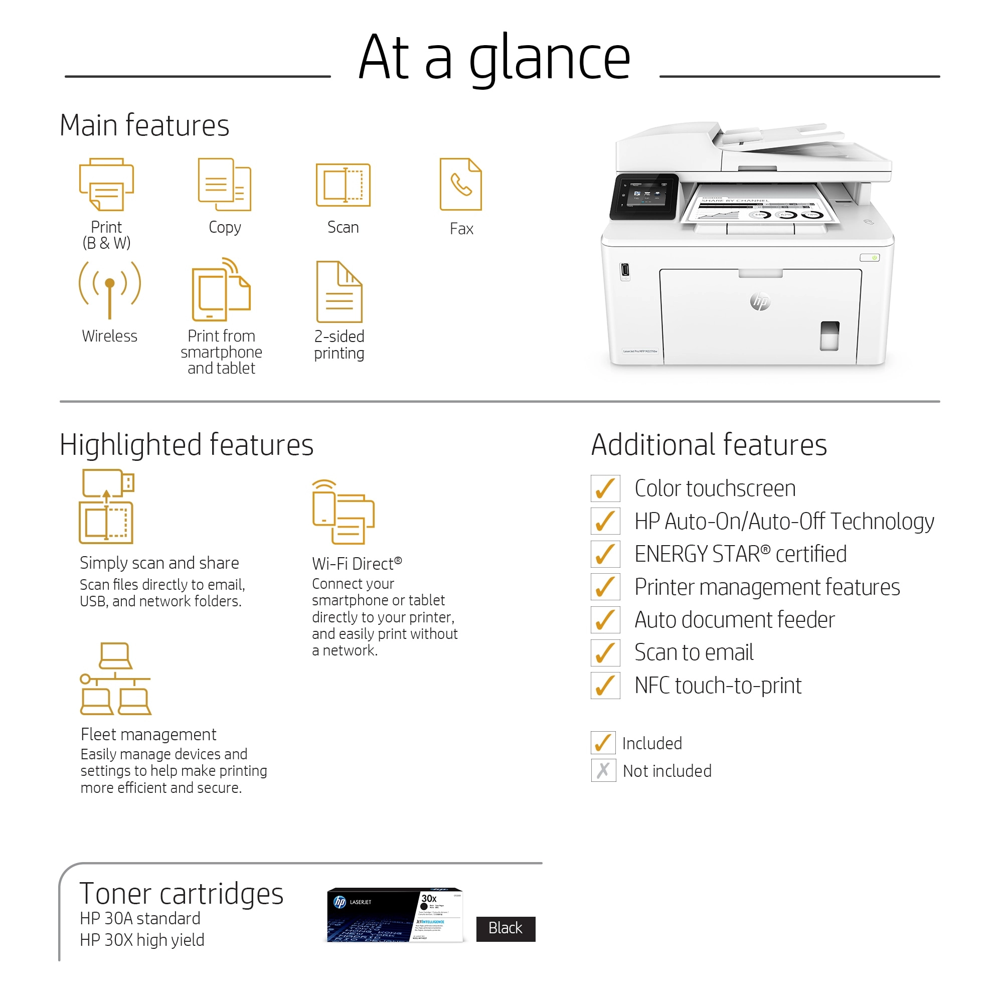 LaserJet Pro M227fdw - Laser