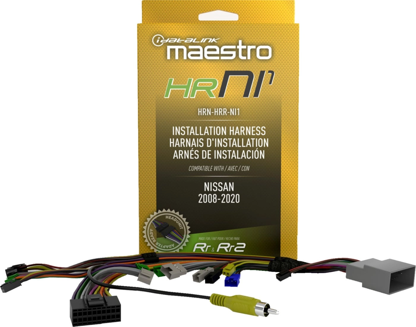 Idatalink HRNHRRNI1 - Plug and Play Radio Replacement Harness for Select 20072020 Nissan Vehicles