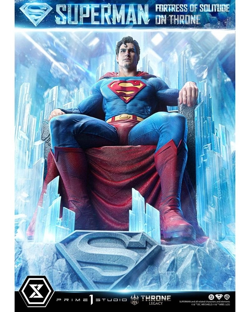 Prime 1 Studio Superman Fortress of Solitude on Throne - Statue