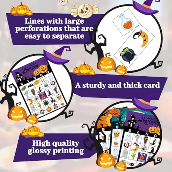 HALLOWEEN BINGO - 36 PIECES