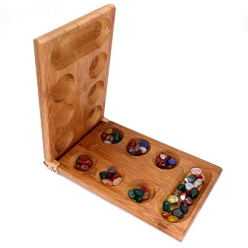 Foldable Chessboard - Wooden 48 Yuhua Stone Pieces