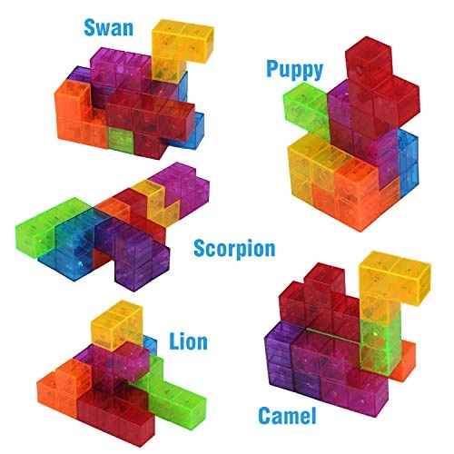 Magic Magnetic 3D Puzzle Cubes - 7 pcs