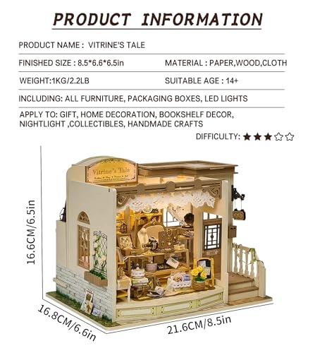 DIY Miniature Dollhouse Kit - 124 scale