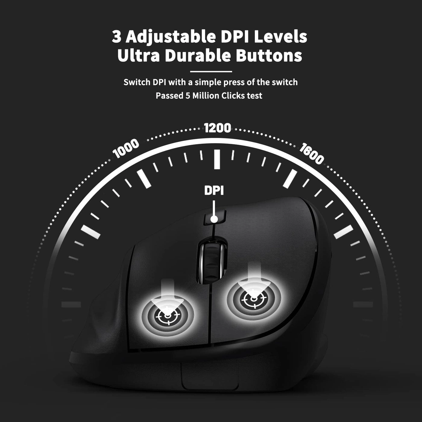 Ergonomic Vertical Mouse - USB