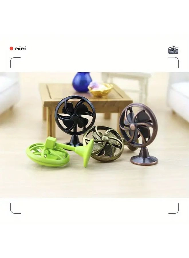 Dollhouse Electric Fan - Copper 1:6 1:12