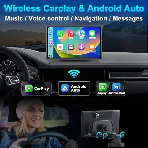 Wireless Portable Carplay Screen - 4K