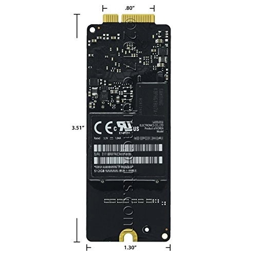 SSD Replacement for Apple MacBook Pro - 512GB mSATA