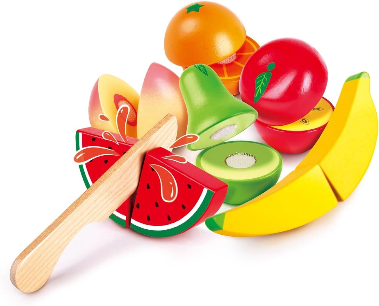 Hape Farm Shop Fruit Playset - 24 months+ 12 pieces