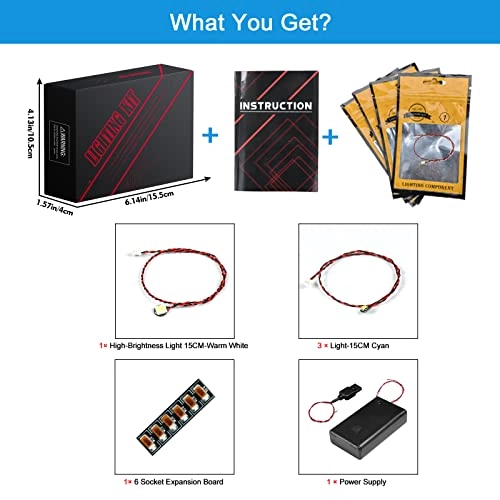 LED Light Kit for LEGO Hulkbuster 76247