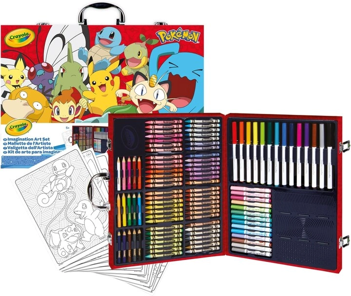 COLORLAND LETS PLAY Pokemon Artist Briefcase - 115 Pieces Multicoloured