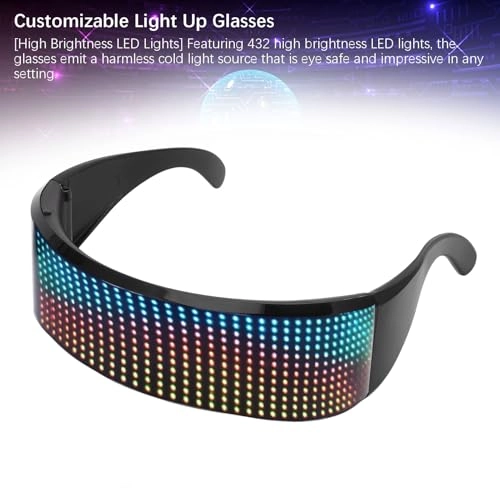 LED Glasses - APP Controlled Customizable RGB