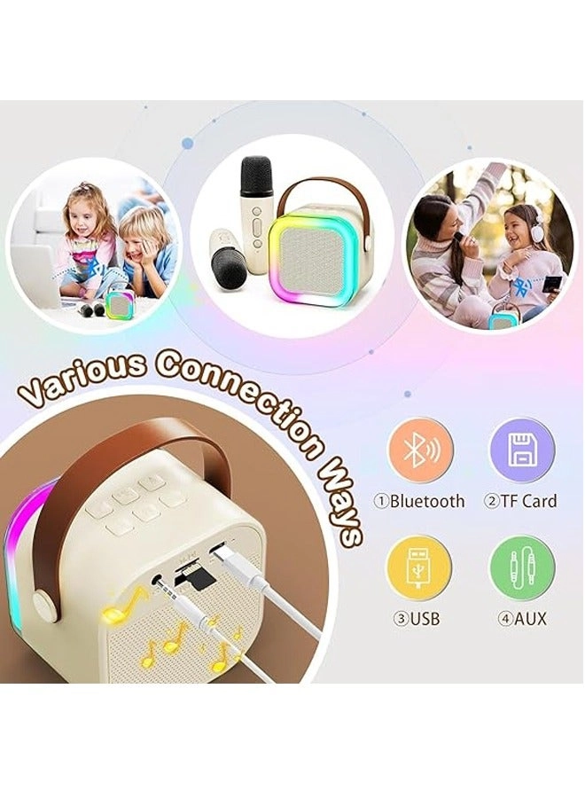 Portable Karaoke Machine - 2 wireless microphones