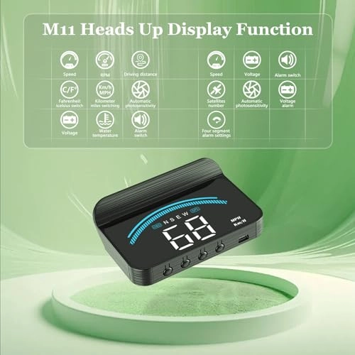 H4 Heads Up Display - GPS+BDS Plug and play
