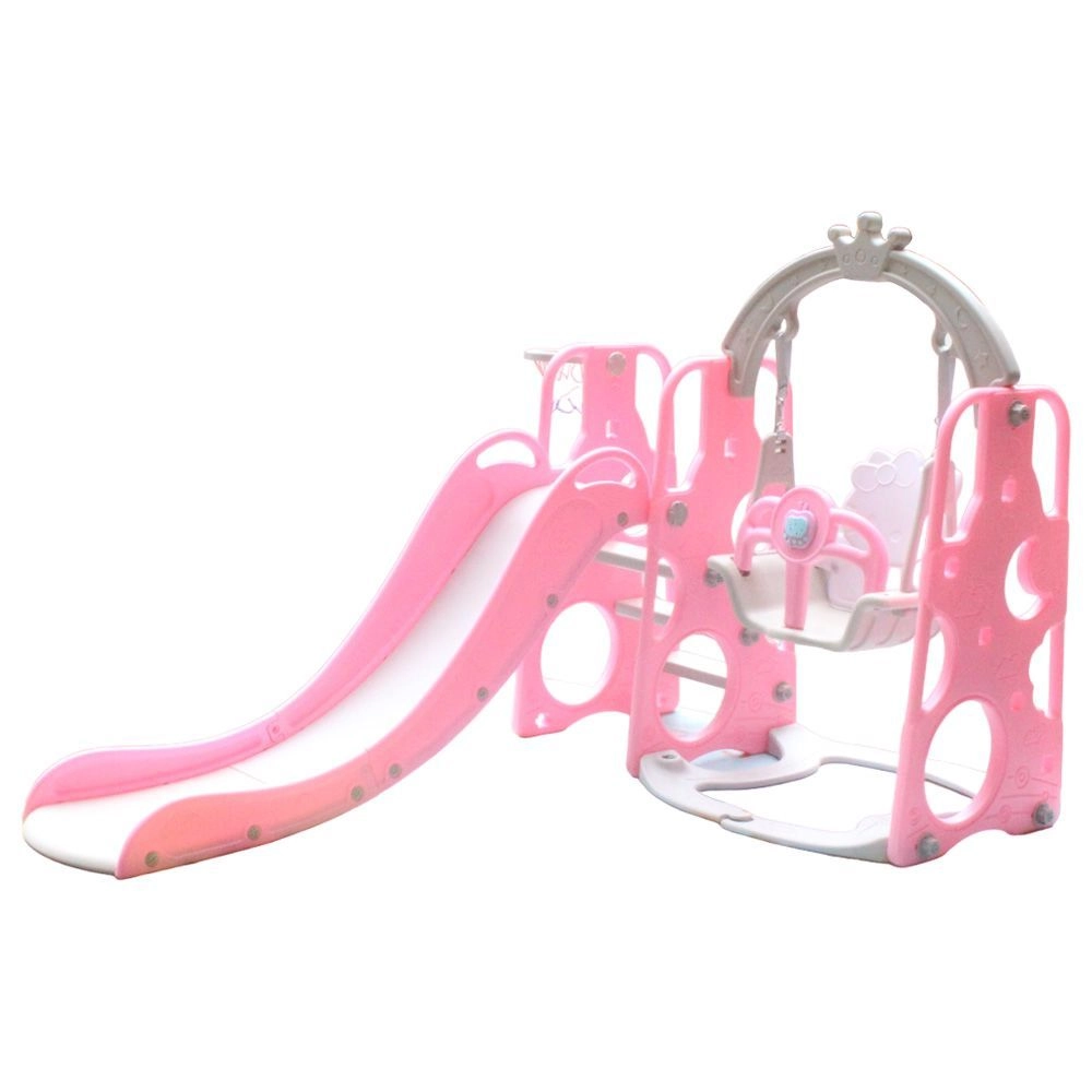 3-in-1 Play N Go Slide - Swing Basketball