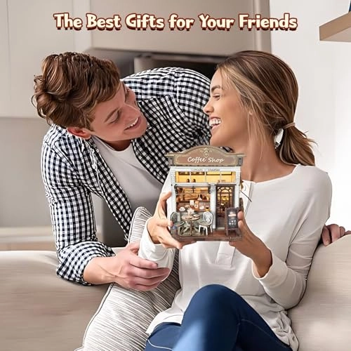 Coffee Shop Book Nook Kit - Retro Coffee Shop