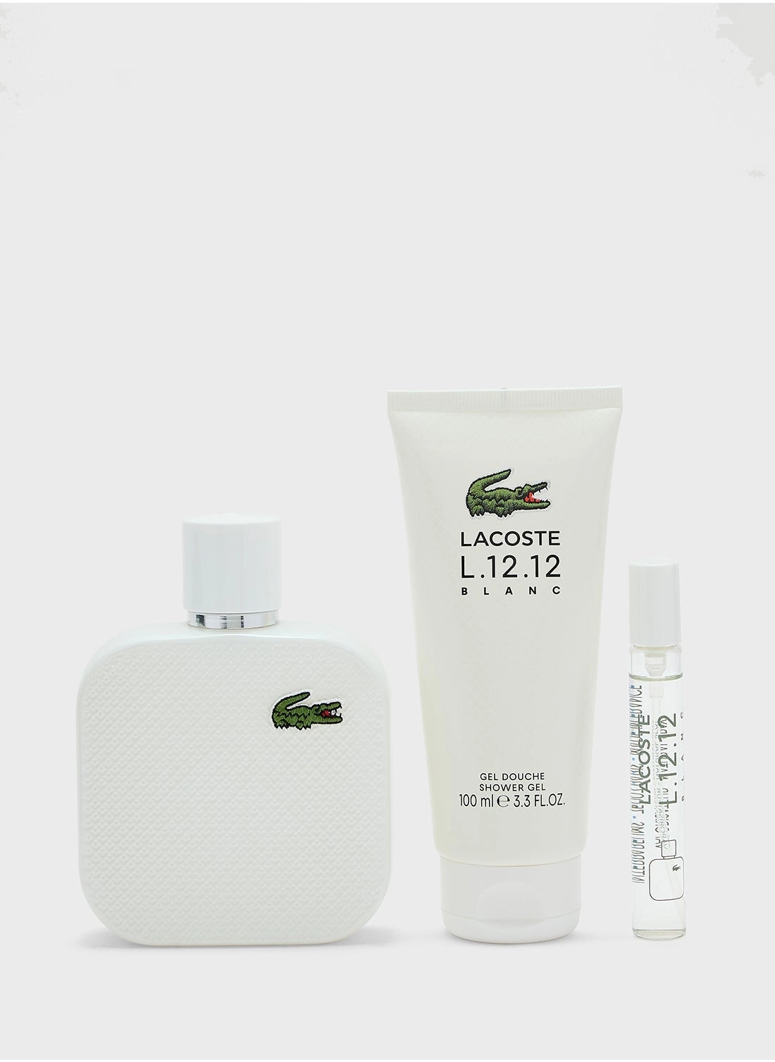 Lacoste Blanc - 100ml Eau de Toilette Bundle