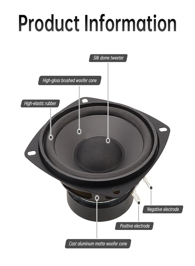 Coaxial Speaker - 4 Inch 2-Way