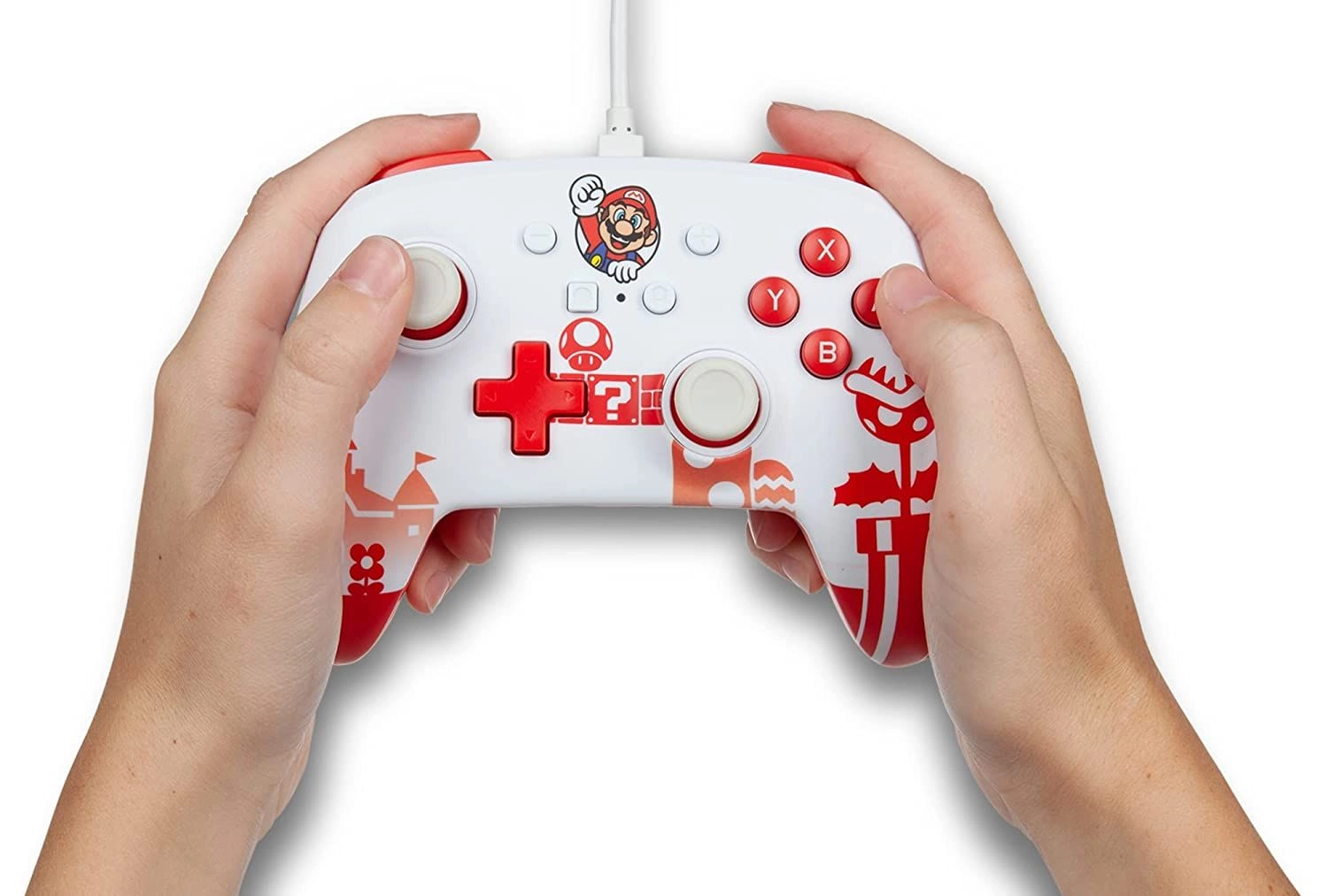 Nintendo Switch Enhanced Speedster Mario Controller Red