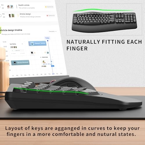 Ergonomic Keyboard - USB-A
