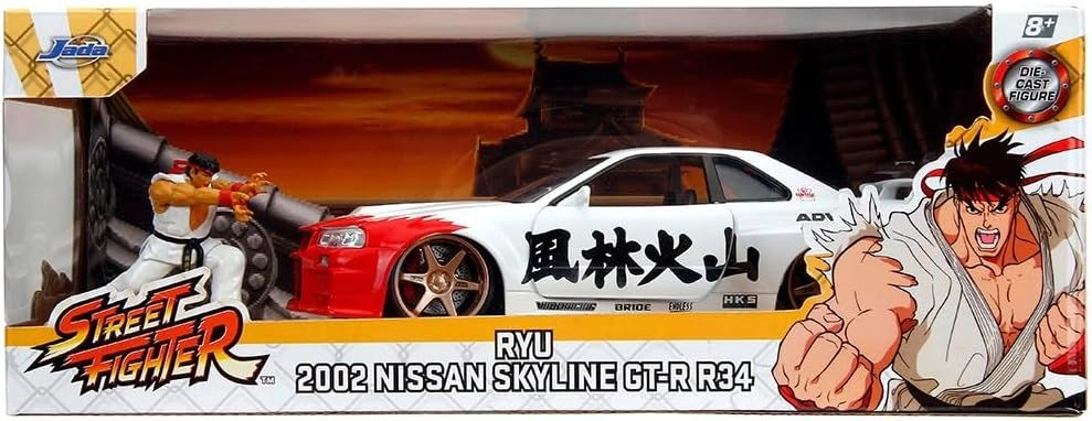 Street Fighter Nissan Skyline GTR - 1:24
