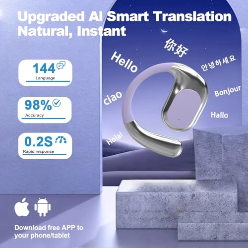 AI Language Translator - Wireless Earbud